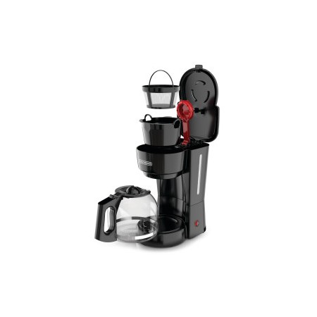 CAFETERA BLACK+DECKER® CON TECNOLOGIA VORTEX Y FILTRO PERMANENTE, 12 TAZAS
