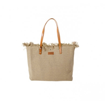 CANASTO TEJIDO ALGODÓN BEIGE 2 ypf