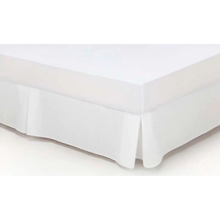 CUBRESOMMIER BLANCO DE MICROFIBRA CON TABLAS 2m x 2m